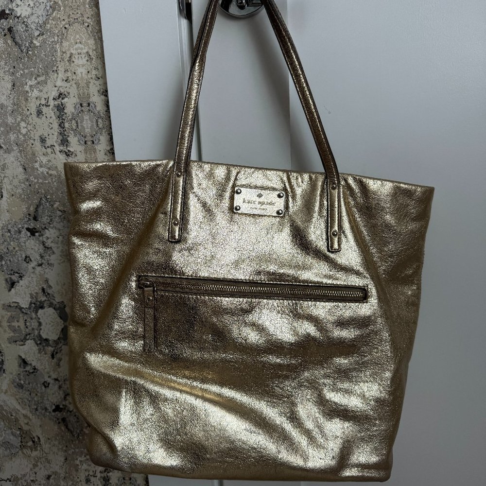 Kate Spade Metallic Gold Shoulder Bag